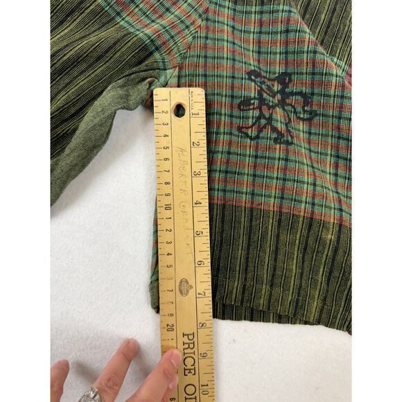 Offical Grateful Dead Patchork Overall Bib Shorts Women's M Hippie Boho Festival - Picture 9 of 14